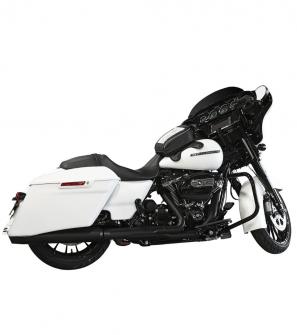 Route 1 Journey Highway Cruiser Magnetic Tank Bag on White Harley Davidson from right side