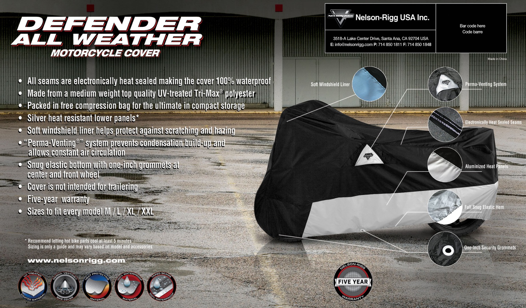 Defender All Weather Cover