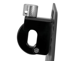 Rigg Gear Saddlebag Quick Release Plate mounted to Hurricane Adventure saddlebag