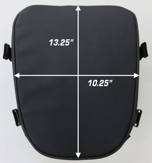 Photo of Commuter Lite tail bag bottom dimensions