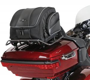 Photo of Weekender on red Harley Davidson Trunk